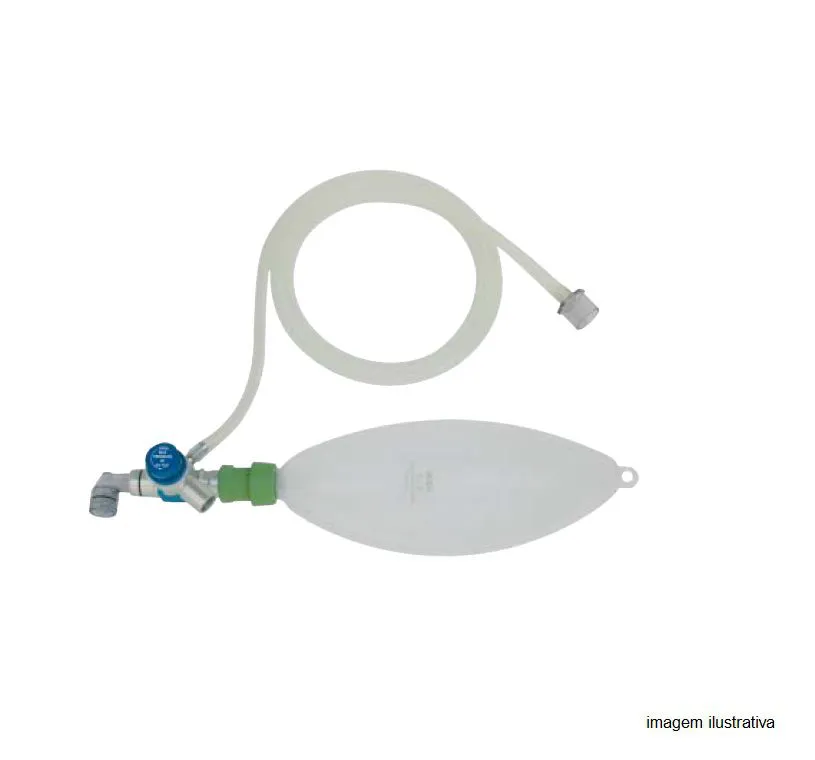 Circuito de Anestesia Adulto Waters Mapleson C Modelo com Balão de Silicone